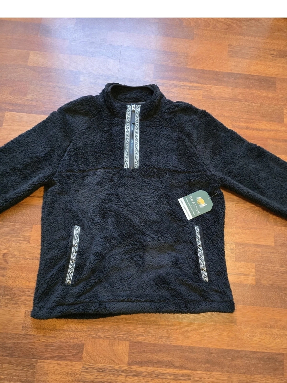 Horizon by Bass Creek Outfitters Black Sherpa Pullover